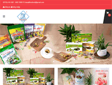 Tablet Screenshot of dangkhoafood.com